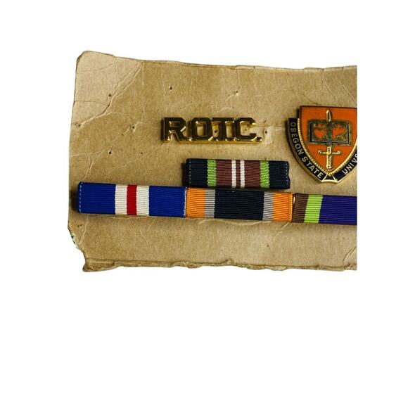 Vintage ROTC Pins Bar Oregon State University Lot of 4s - Picture 2 of 7